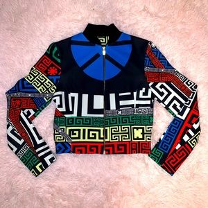 Multicolored Pattern Jacket